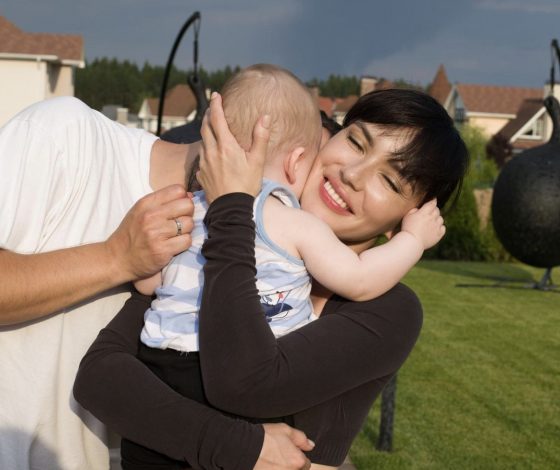 Ольга Серябкина поделилась редкими кадрами с сыном