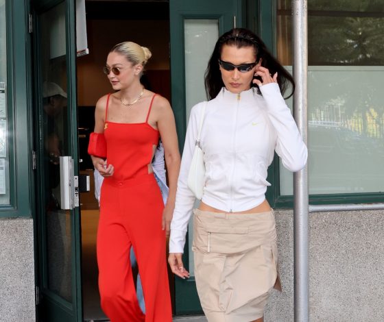 Битва образов: Джиджи Хадид в безумном красном и Белла в нежном белом