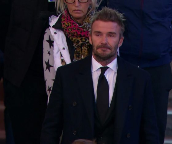 Модный дедушка: Дэвид Бекхэм предстал в образе старика