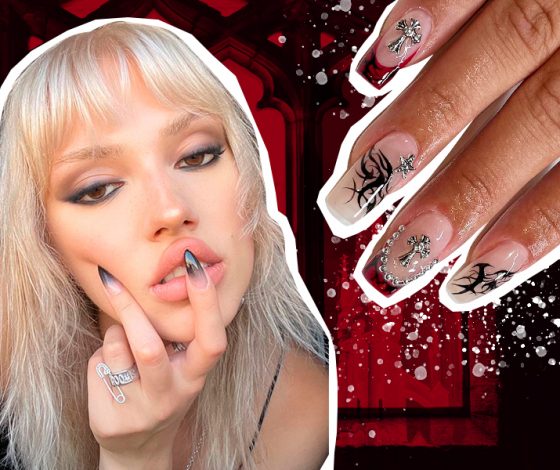 5 идей готического маникюра: не только черный однотон