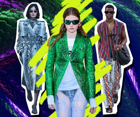 Пошипим? Змеиная кожа – большой тренд следующего сезона, но мы предлагаем следовать ему уже сейчас