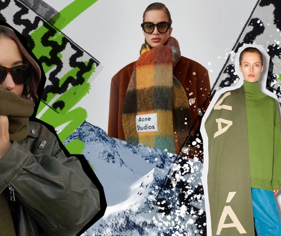 Готовимся к холодам: 7 способов, как носить шарф этой осенью