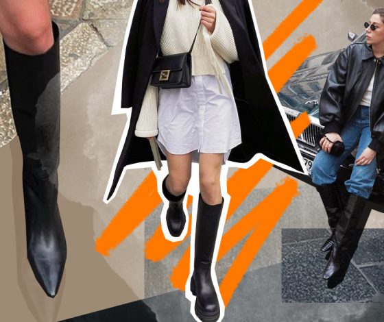 И море по колено: 7 идей, как носить сапоги этой осенью