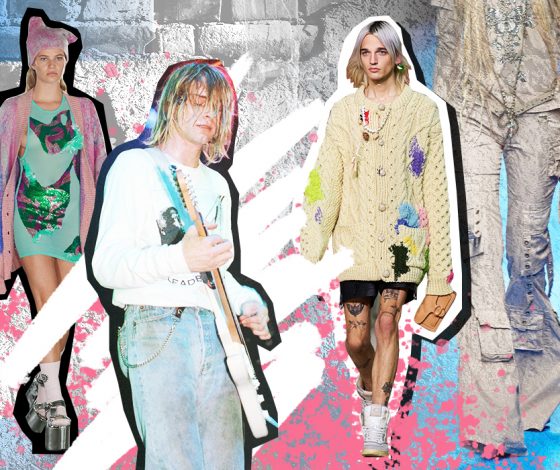 Дерзкий ответ гламуру нулевых: стиль гранж – один из главных трендов следующего сезона