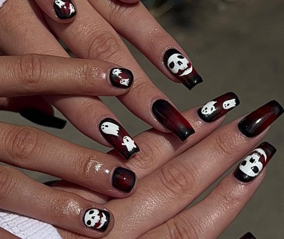 20 идей маникюра на Хэллоуин — от повседневных до жутких