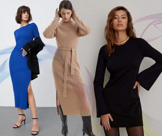 Кто сказал, что платья нельзя носить в холодную погоду? Вот 10 трикотажных вариантов, которые станут идеальной основой для осеннего образа