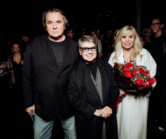 Константин Эрнст, Ксения Соловьева, Валентин и Марина Юдашкины и другие на премьере спектакля «Каренина. Процесс»