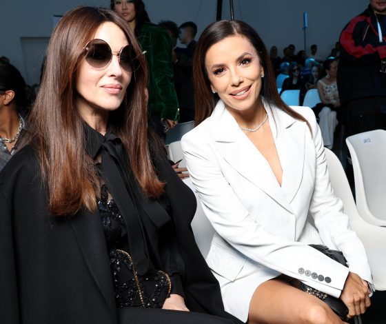 Ева Лонгория в костюме на голое тело, а Моника Беллуччи в полупрозрачной блузе: чей образ лучше