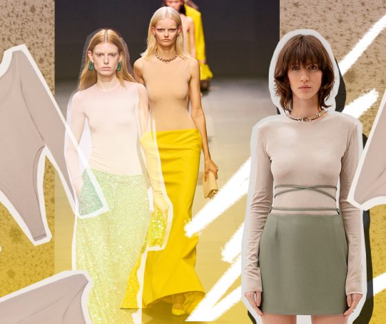 Никакого розового: 10 бежевых боди как на показе Valentino