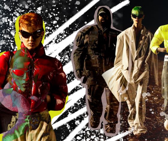 Мрачная локация, грязь и Канье Уэст на подиуме: какой получилась новая коллекция Демны Гвасалии для Balenciaga