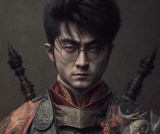 Как выглядели бы герои «Гарри Поттера», если бы они были самураями? Показывает нейросеть