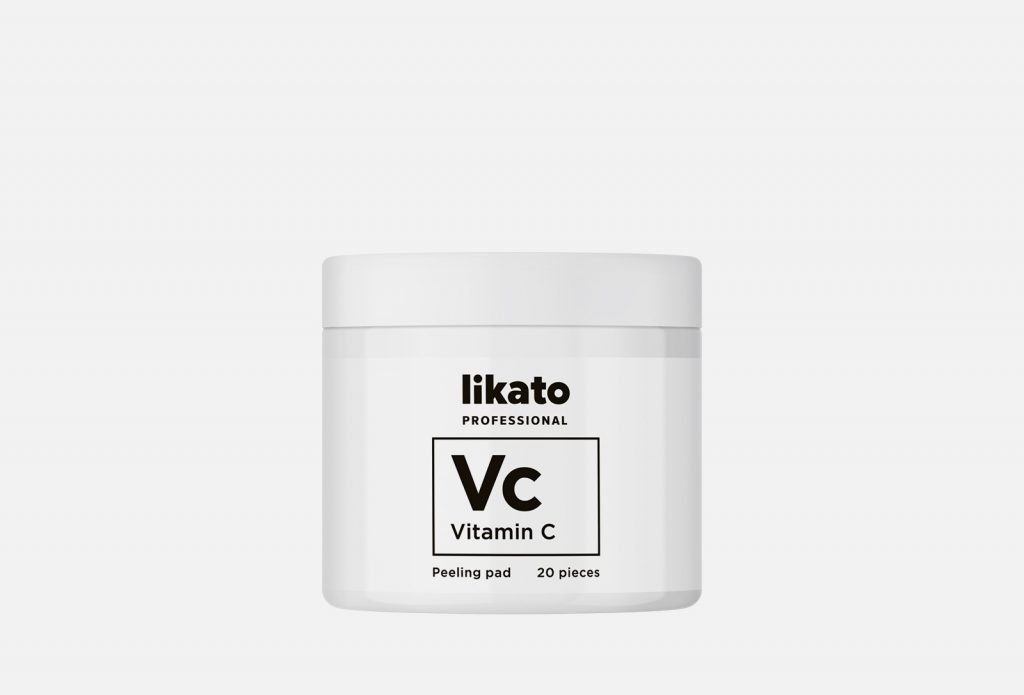 Exfoliating pads with vitamin C, Likato Professional, 995 rub.
