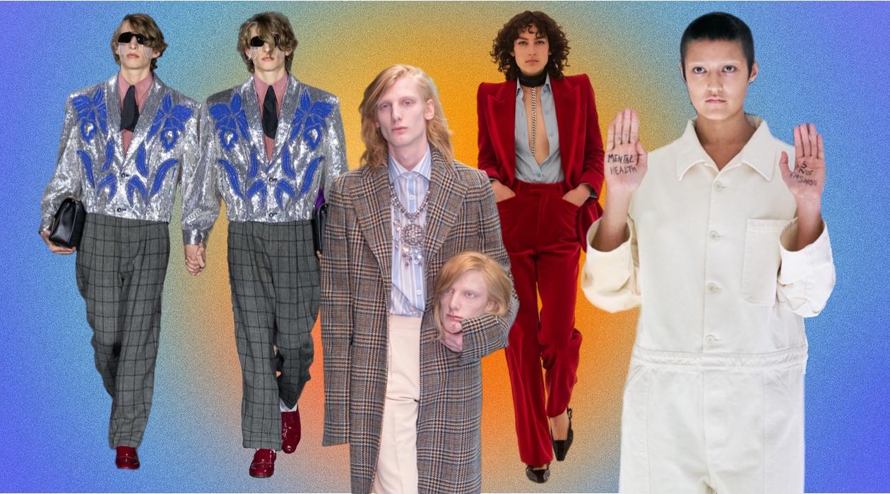 Two-headed models, gendered plays and 68 twins on the runway: we sing an ode to Alessandro Michele and talk about the most iconic moments in his career.