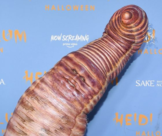 Хайди Клум рассказала, как именно создавался ее костюм червяка на Хэллоуин. Спойлер: на его разработку понадобилось 2 года