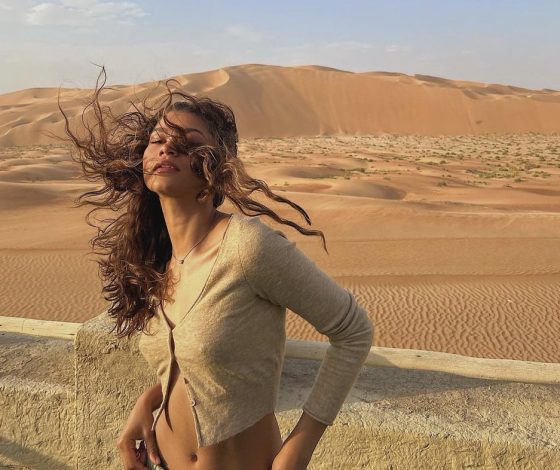 Что осталось за кадром: Зендея в откровенном образе во время съемок  «Дюны 2»