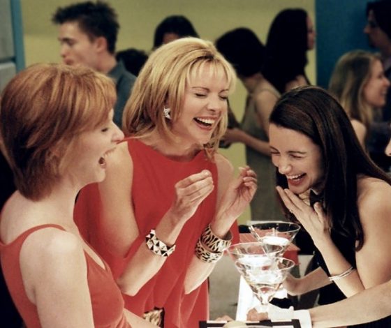 Сара Джессика Паркер, Кристин Дэвис, Синтия Никсон посетили вечеринку в честь 25-летия сериала «Секс в большом городе»