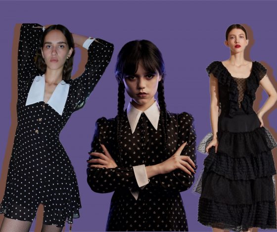 Где купить платье как у Уэнсдэй Аддамс? Собрали 10 трендовых вариантов от российских брендов