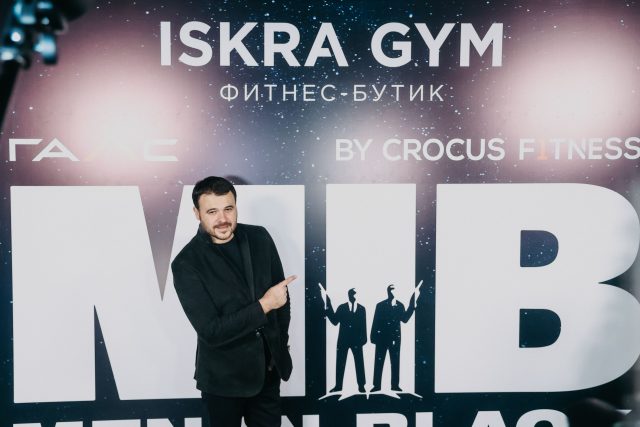 Эмин Агаларов, Джиган, Никита Нагорный на открытии нового проекта в фитнес-индустрии