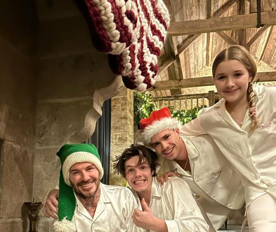 Забавные пижамы, сказочные елки и грандиозные вечеринки: как звезды отпраздновали Рождество