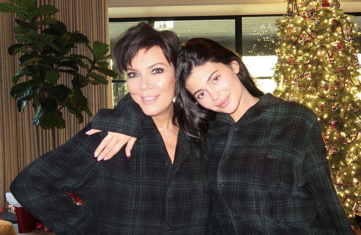 Not the red uniform: Kylie Jenner posts a photo with her mom in ‘new level’ pajamas