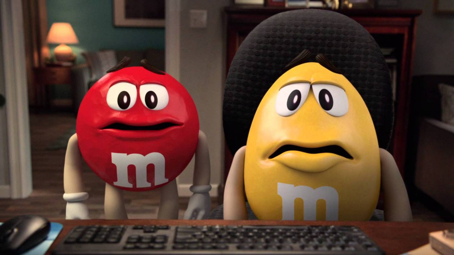 There are questions: Refusing to “talk” M&M’s candy is part of an ad campaign