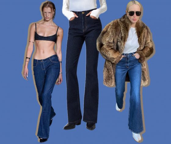 Пламенный привет из 70-х: джинсы и брюки клеш – большой тренд следующего сезона