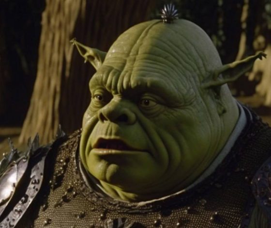 Как бы выглядели герои «Шрека», если бы мультфильм создали в 1980-х?