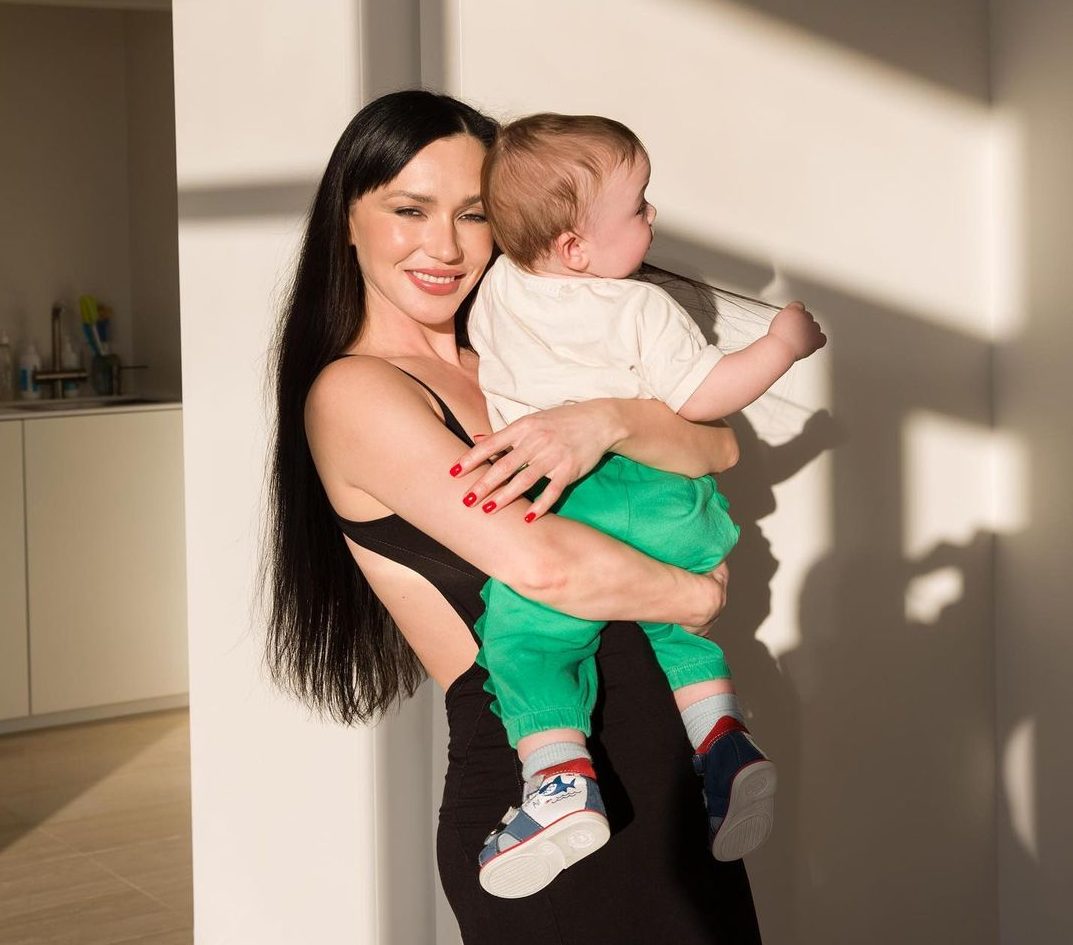 Olga Seryabkina shared touching photos with her son