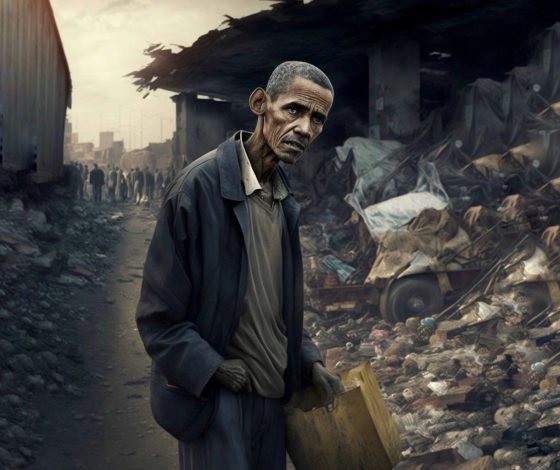 Как бы выглядели известные личности, если бы были нищими?