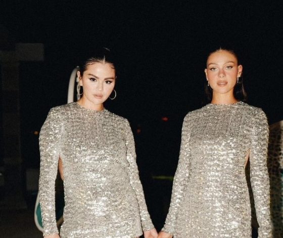 Лучшие подруги навсегда: Селена Гомес и Никола Пельтц отпраздновали Новый год в одинаковых платьях и с парными татуировками