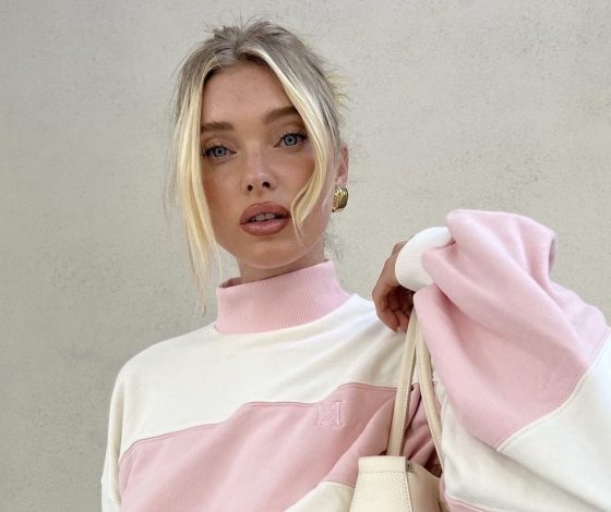 Весна близко: супермодель Эльза Хоск демонстрирует отличный образ с майкой-алкоголичкой для рабочих будней