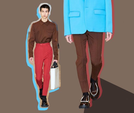 С чем сочетать коричневый цвет? Подсматриваем идеи на показе Prada