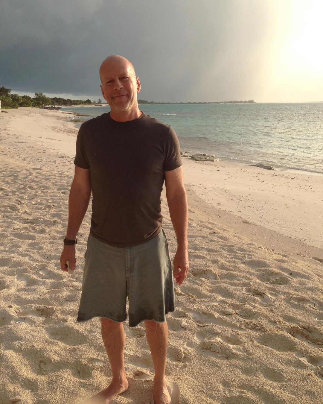 After a disappointing diagnosis: Bruce Willis starred in a commercial for his wife’s brand
