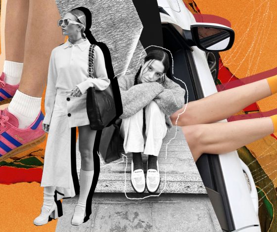 Поставить вопрос ребром: как правильно подобрать носки, гольфы и колготки под образ