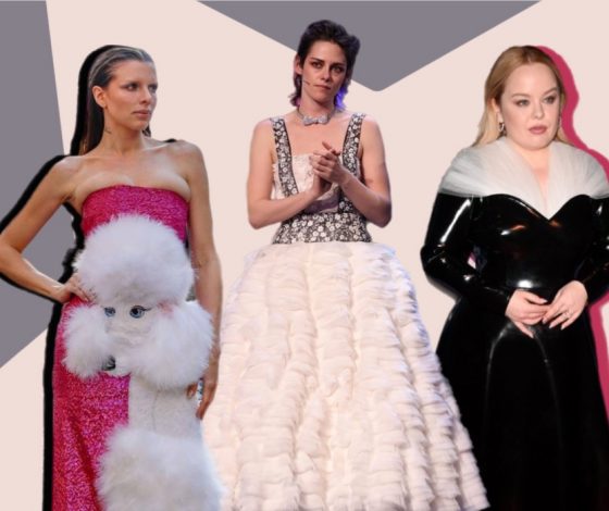 От Билли Айлиш в беспощадном люксе до Кристен Стюарт в наряде клубничного торта: 5 худших образов недели