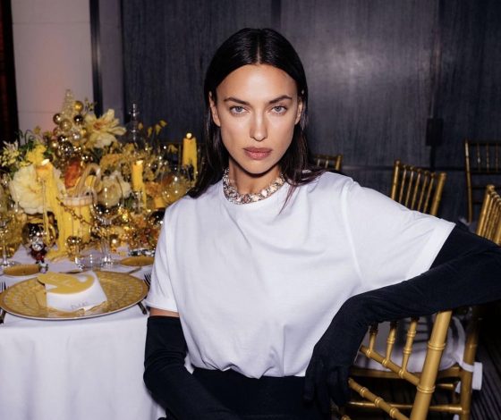 Что носить вместо джинсов? Ирина Шейк нашла идеальную (и теплую) альтернативу