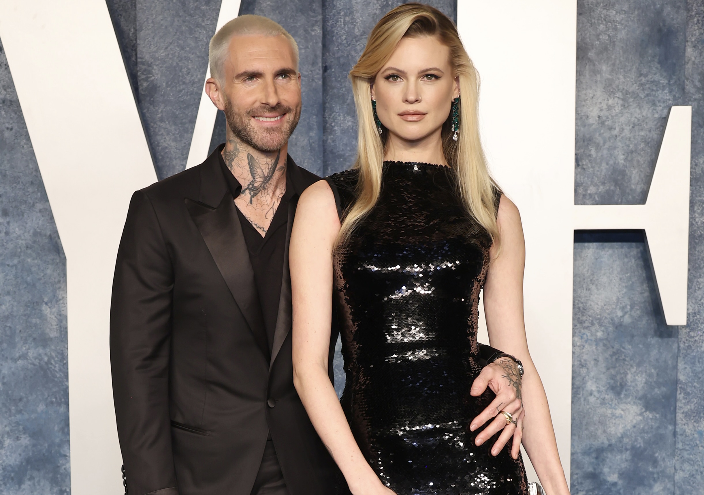 Adam Levine and Behati Prinsloo reveal their third child for the first ...