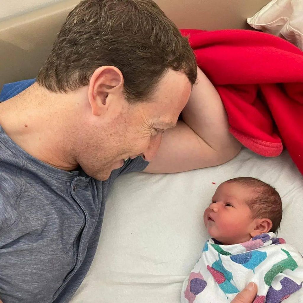 Марк Цукерберг с дочерью. Фото: соцсети