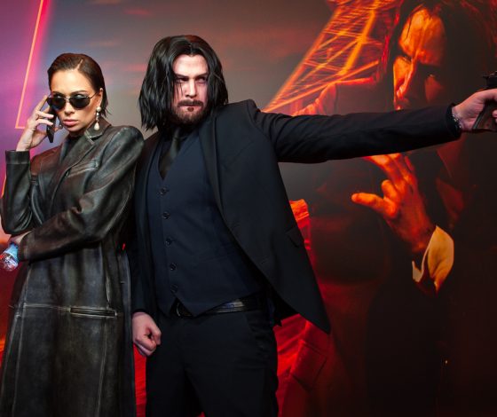 Ирина Хакамада, Mia Boyka, Настасья Самбурская на премьере фильма «Джон Уик 4»