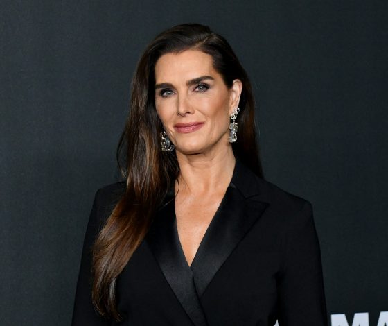 Все трюки выполнены (не)профессионалами: 57-летняя Брук Шилдс появилась в платье, которое испортило ее фигуру