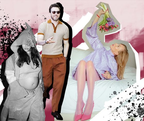 От Ирины Шейк с великим союзом сандалий с носками до Рианны с еще одной необычной затеей для беременных: 5 лучших образов недели