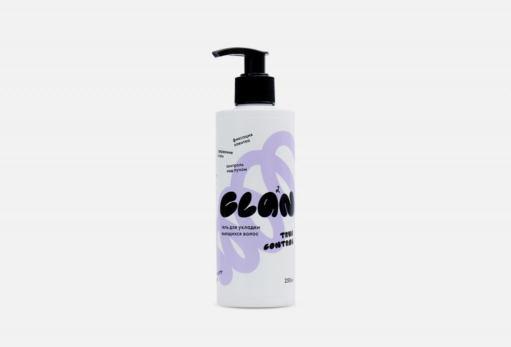 Styling cream for curly and curly hair True Control, Clan