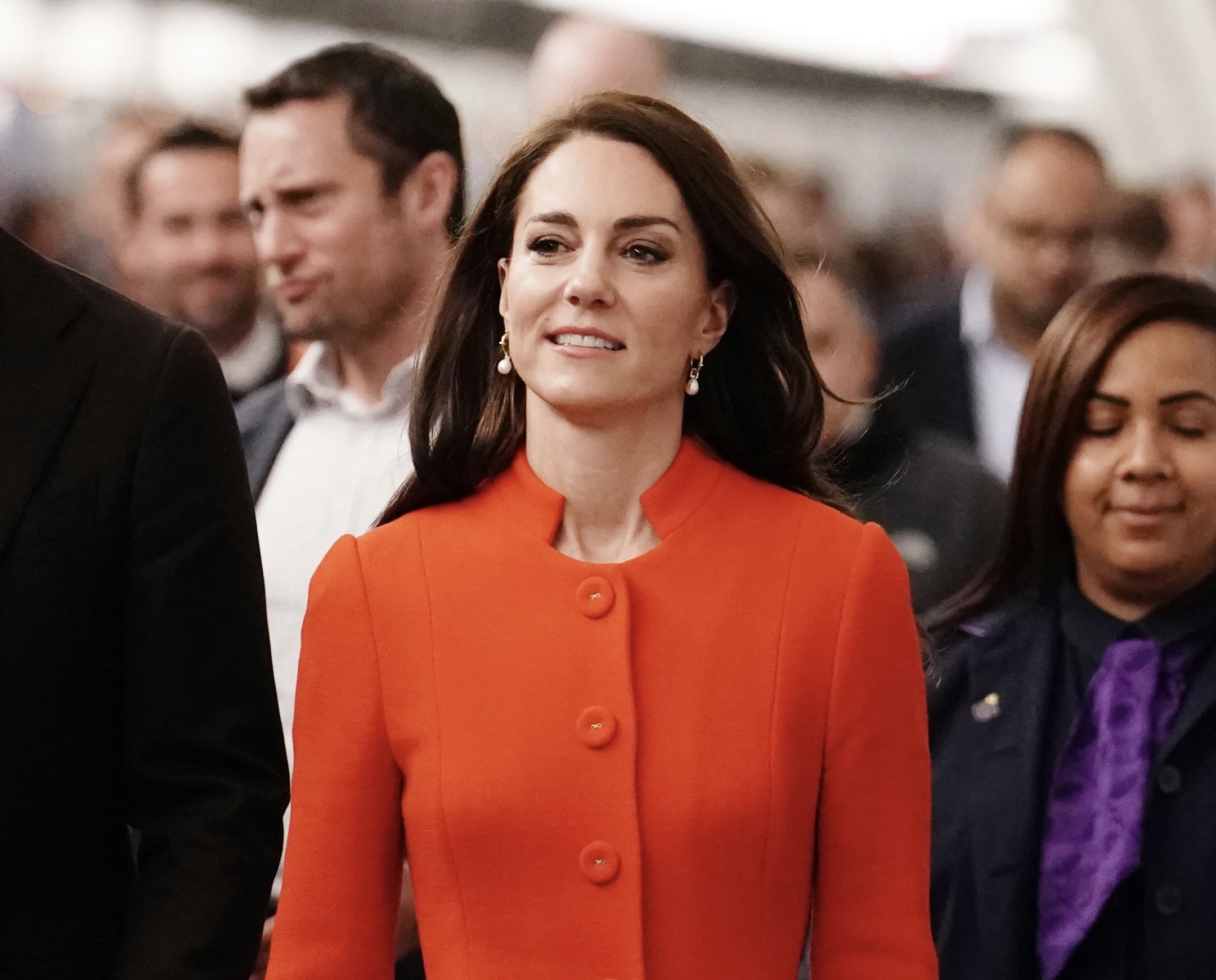 Turn the color on: Kate Middleton proves red is the main color of the season