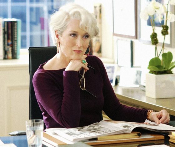 Миранда Пристли встретилась со своим прототипом на шоу Dolce & Gabbana