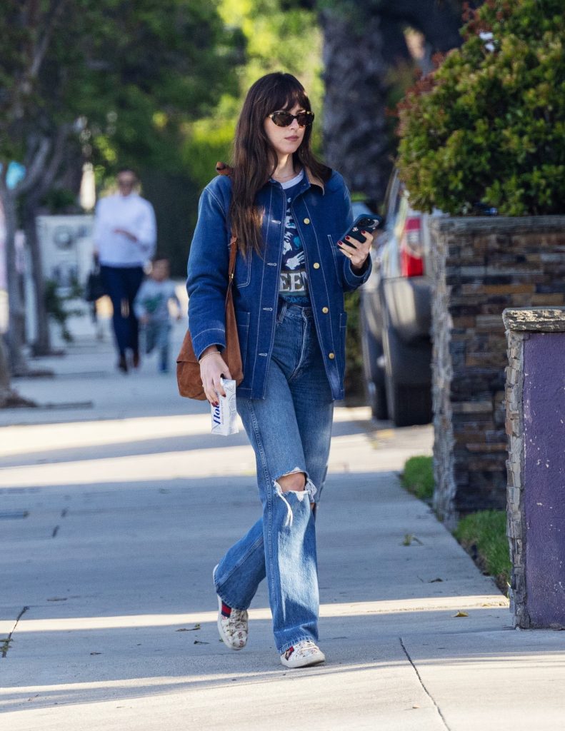 *EXCLUSIVE* Dakota Johnson out and about running errands in Los Angeles