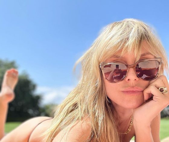 Хайди Клум празднует годовщину свадьбы в купальнике. И мы в восторге от ее фигуры