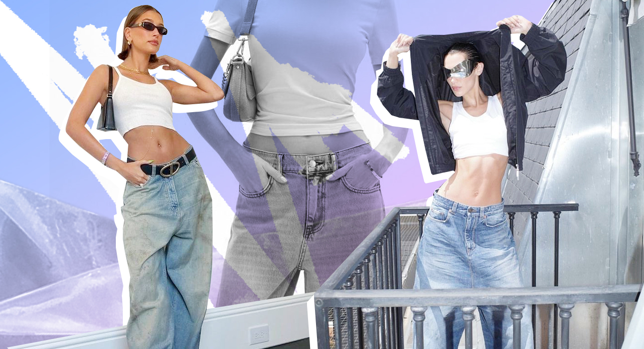 Where to buy jeans like Kim Kardashian, Hailey Bieber and Bella Hadid?  Our answer is to look for fashionable options in the collections of Russian brands.