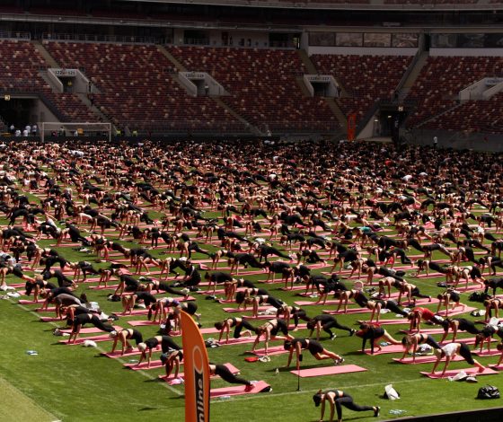 2 тысячи человек: как прошла самая масштабная открытая тренировка в «Лужниках»