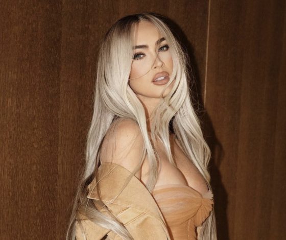 Все лучшее сразу: Меган Фокс примерила прозрачное платье