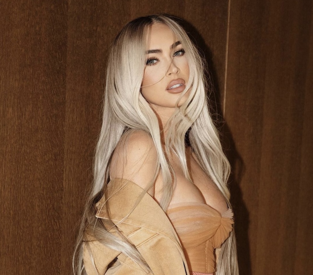 Best at once: Megan Fox tried on a sheer dress